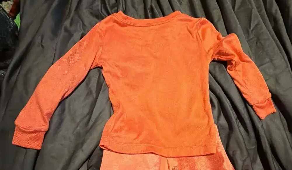 Toddler Girls Holiday Editions 24M Coral Tulle Dress + Wonder Nation Cat 2T